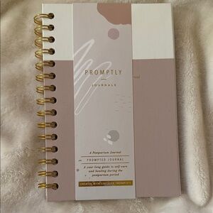 Postpartum Journal - Pink and Gold